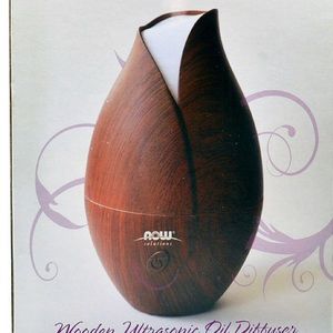 Now Solutions Ultrasonic Faux Wood Grain Oil Diffiser